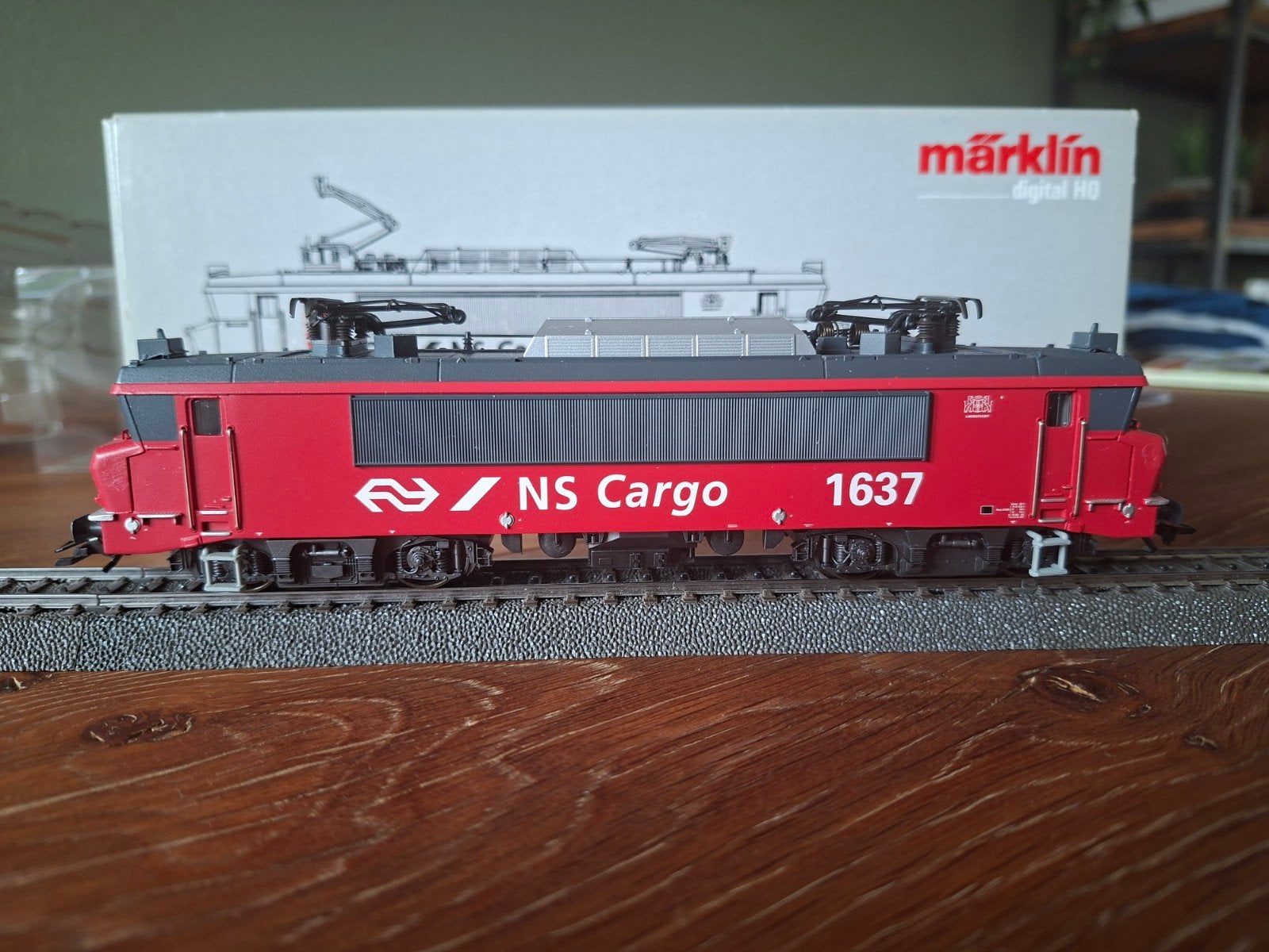 Märklin 37262 NS Cargo 1637 Digitaal met Geluid - Puntgaaf, Ophalen of Verzenden