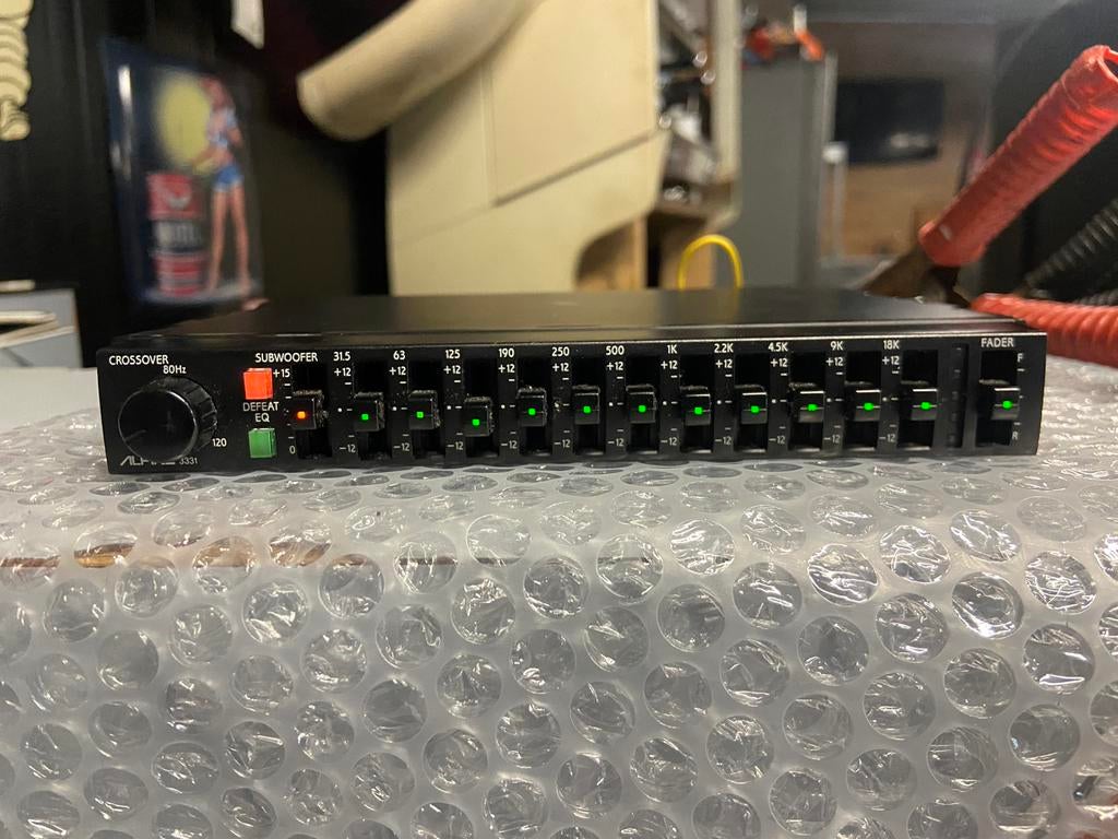 Alpine 3331 graphic equalizer 1990, Ophalen of Verzenden, Zo goed als nieuw