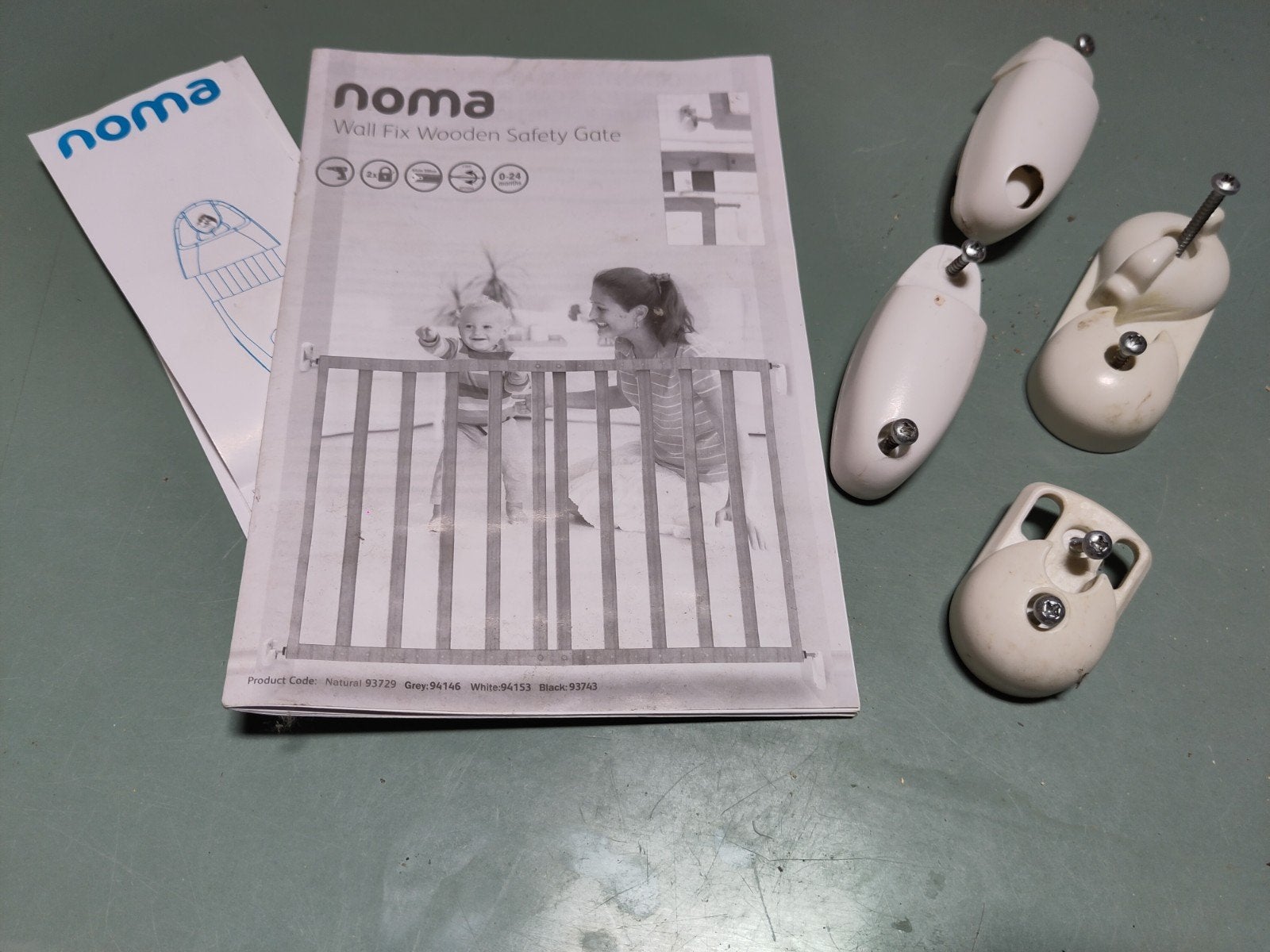 Noma Wall fix wooden Safety Gate traphekje veiligheidshekje, Ophalen, Gebruikt, 100 tot 115 cm, Klemhekje