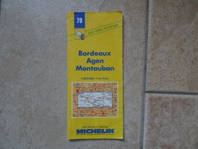 Michelin wegenkaart 79 Lot et garonne, Tarn et garonne. Agen, Gelezen, Ophalen of Verzenden, Landkaart, 2000 tot heden