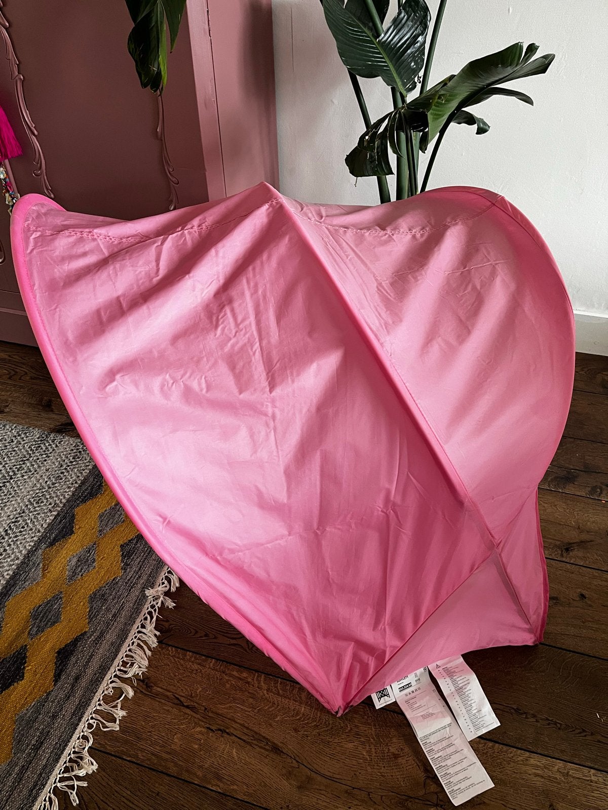 IKEA Sufflett bedtent roze, Ophalen, Zo goed als nieuw, 180 cm of meer, 70 tot 85 cm