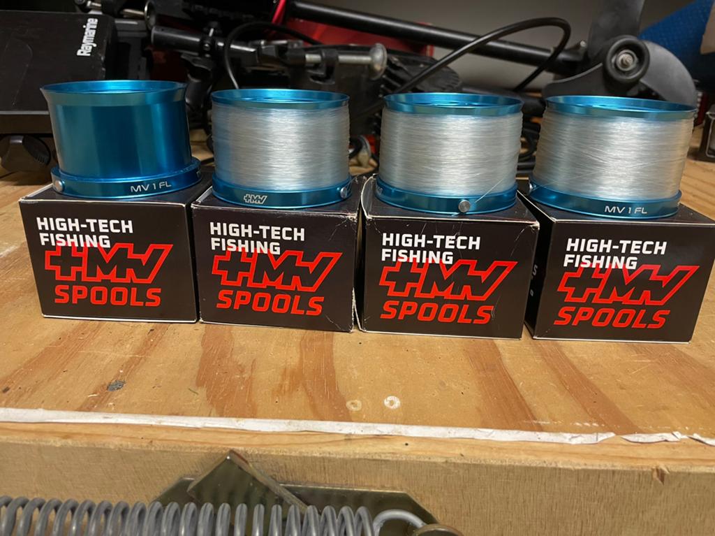 Mv spools reserve spool voor shimano power aero 14000 xtb, Ophalen of Verzenden, Molen