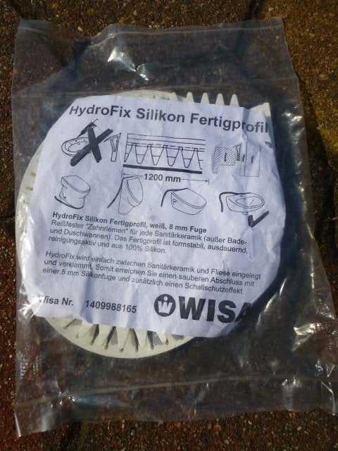 Hydrofix beschermprofiel tbv WC of wastafel 1,2m 8mm, Ophalen of Verzenden, Nieuw, Overige typen
