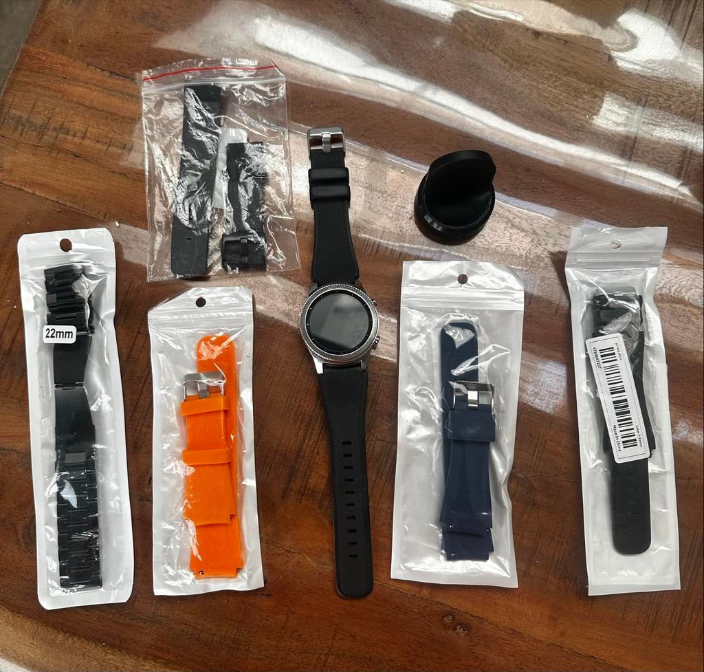 Samsung Gear S3 Classic - Zeer Goed Onderhouden + Extra's, Sieraden, Tassen en Uiterlijk, Smartwatches, Zo goed als nieuw, Android