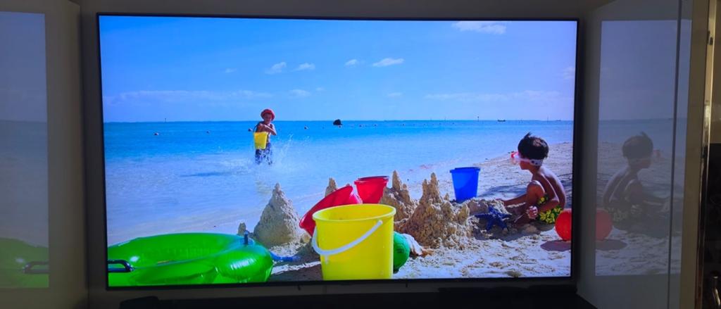 Samsung 75 inch 4K QLED Smart TV QE75Q7FNA - One Connect Box, Ophalen, QLED, Zo goed als nieuw, Samsung