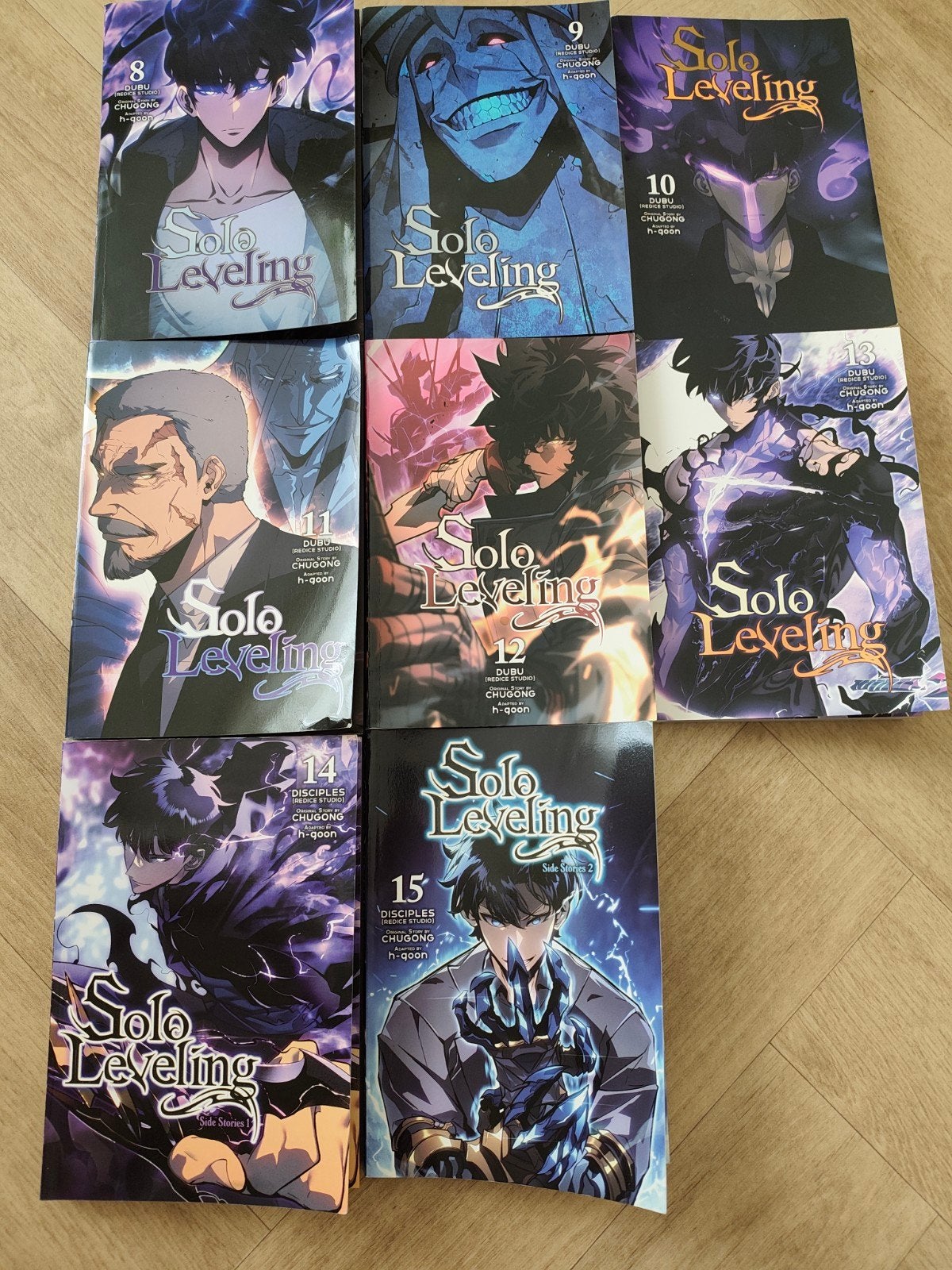 Solo Leveling Manga Deel 8-15 - Set, Meerdere stripboeken, Ophalen of Verzenden, Zo goed als nieuw, Chugong