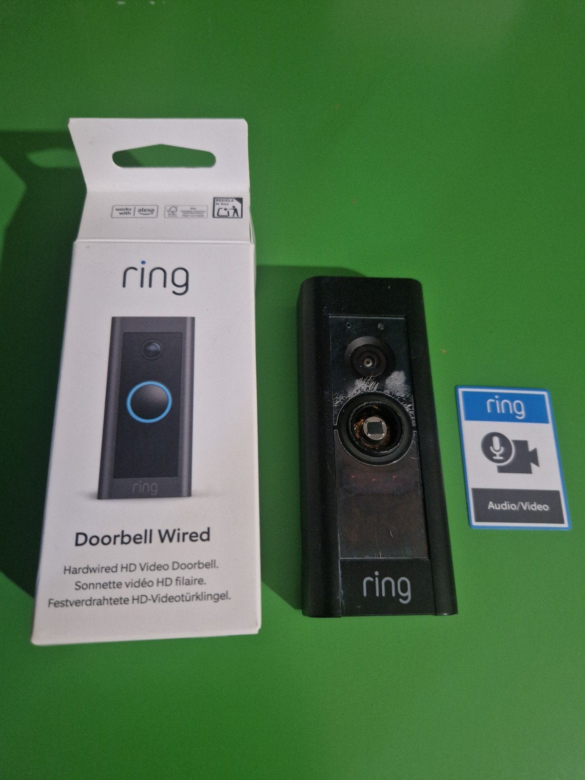 Ring Doorbell Wired - Slimme videodeurbel, Ophalen of Verzenden, Compleet systeem