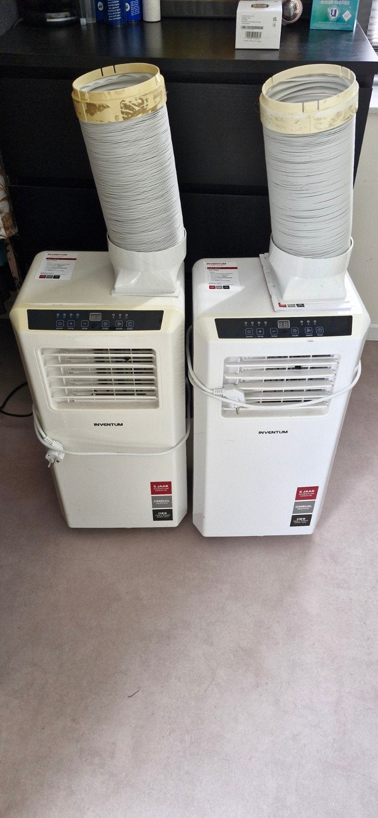 Inventum AC701 Mobiele Airco 3-in-1 met afstandsbediening, Witgoed en Apparatuur, Ophalen, Gebruikt, Minder dan 60 m³, 3 snelheden of meer