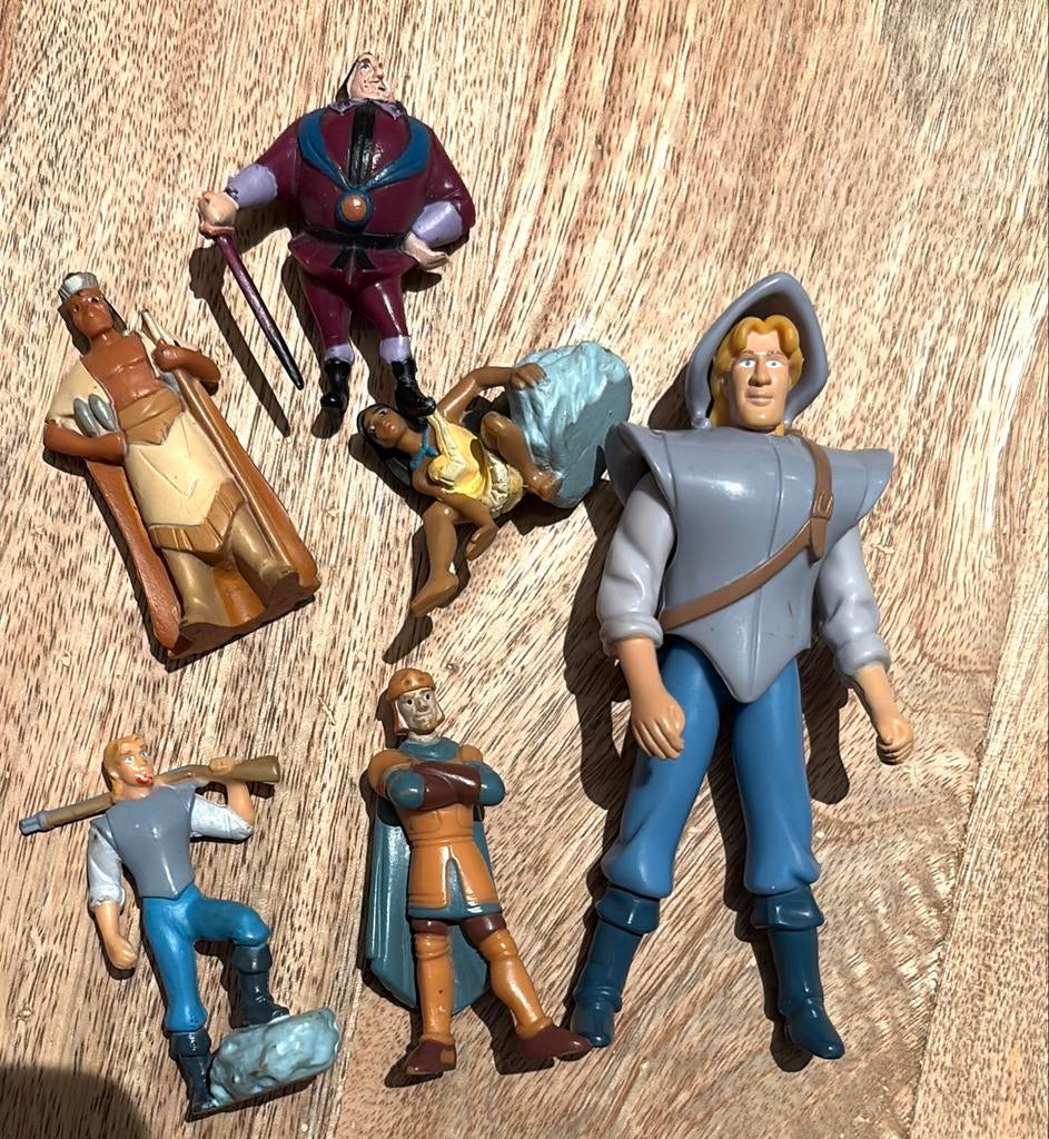 Vintage Disney Pocahontas actiefiguren set, Ophalen of Verzenden, Gebruikt