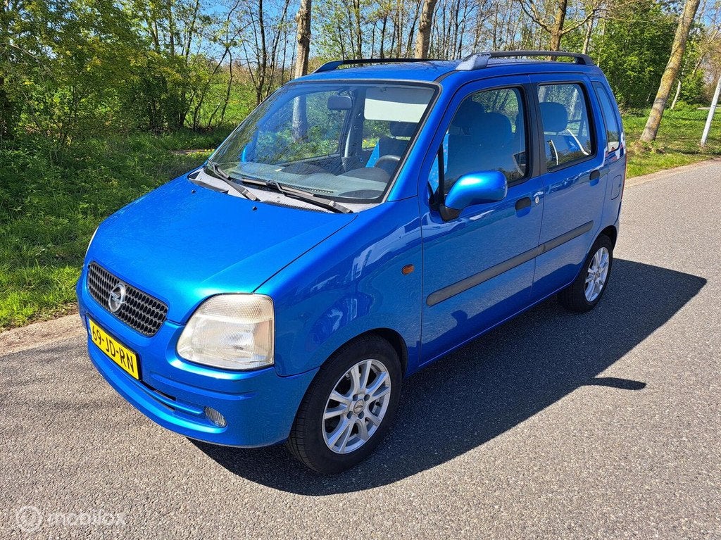 Opel Agila 1.2-16V Elegance # Met Nw-APK!, Auto's, Opel, Voorwielaandrijving, 15 km/l, 31 €/maand, Blauw