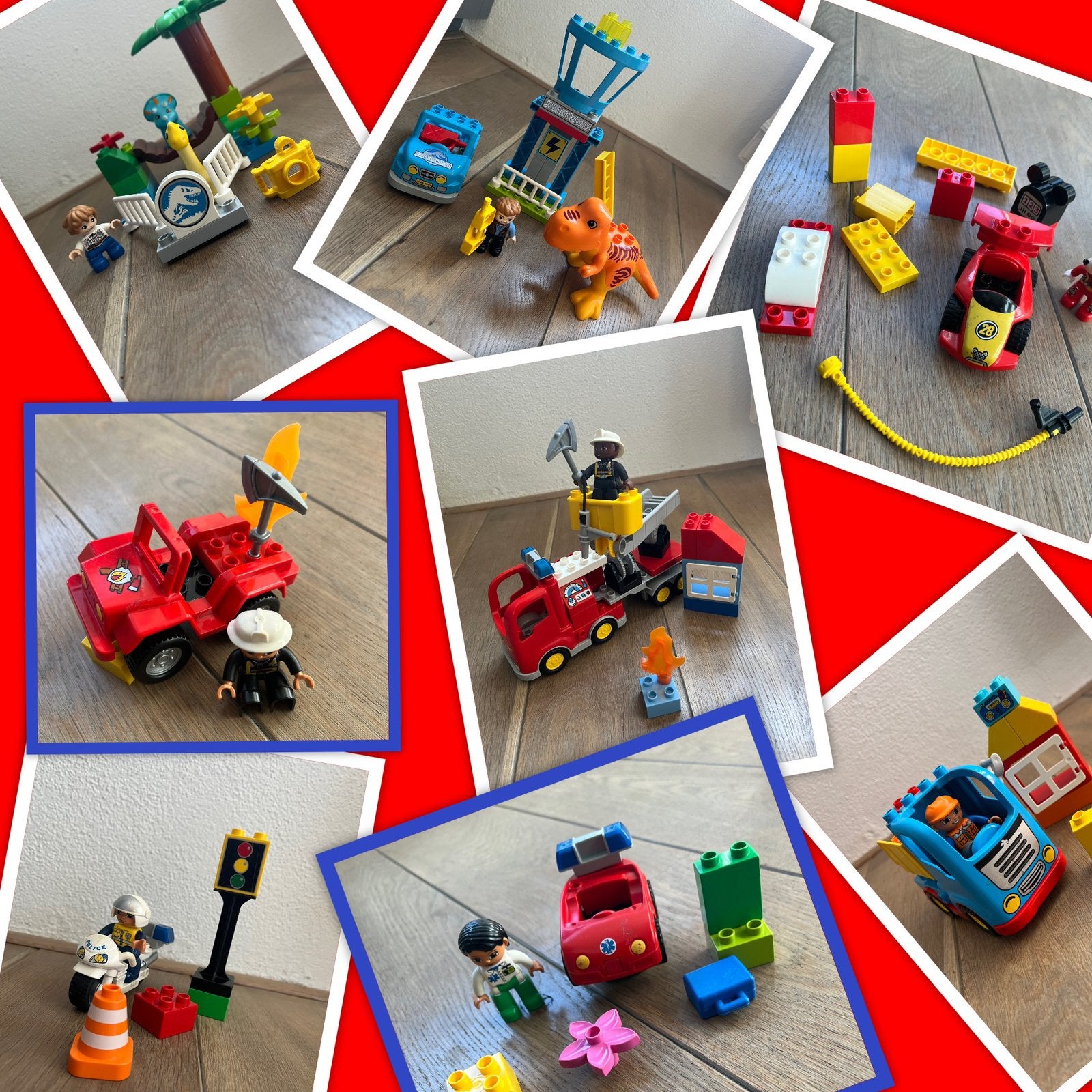 LEGO DUPLO sets (8), Ophalen of Verzenden, Zo goed als nieuw, Duplo