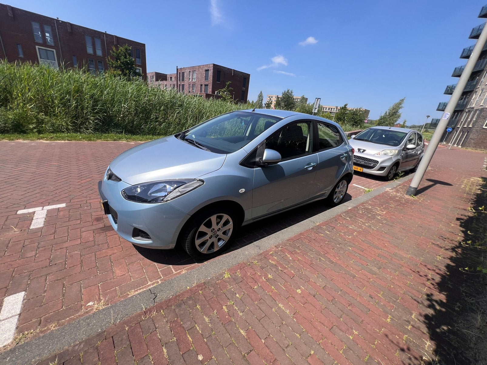 Mazda 2 1.3 55KW 5DRS 2009 Blauw, Voorwielaandrijving, 74 pk, 31 €/maand, 4 cilinders