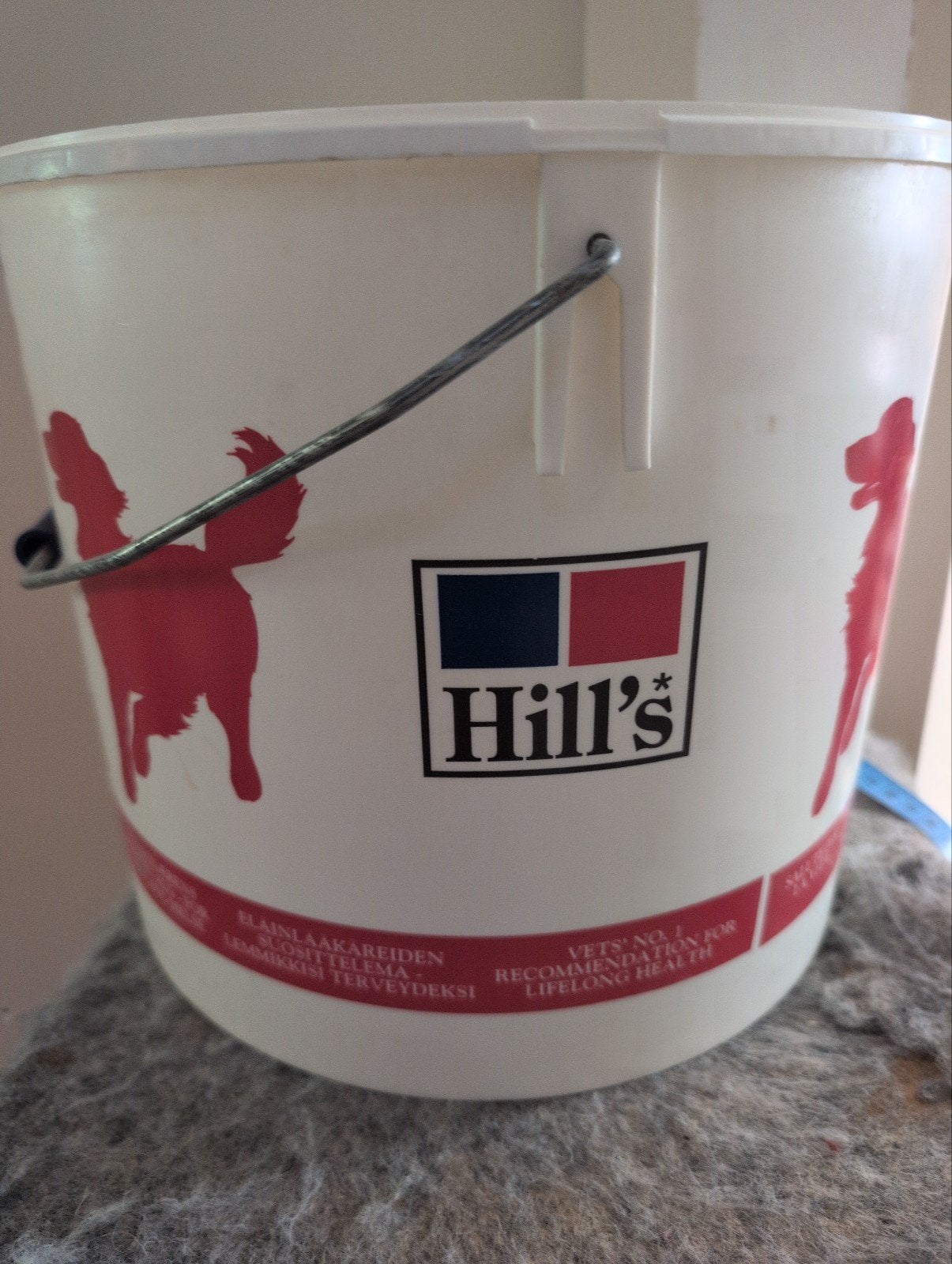 Opbergbox Hill's - 25 cm hoog, 30 cm doorsnede, Ophalen, Kunststof, Gebruikt, Met deksel