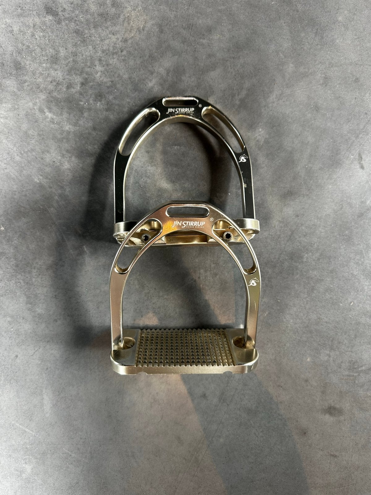 Jin Stirrups Aluminium stijgbeugel, Verzenden, Gebruikt, Springen