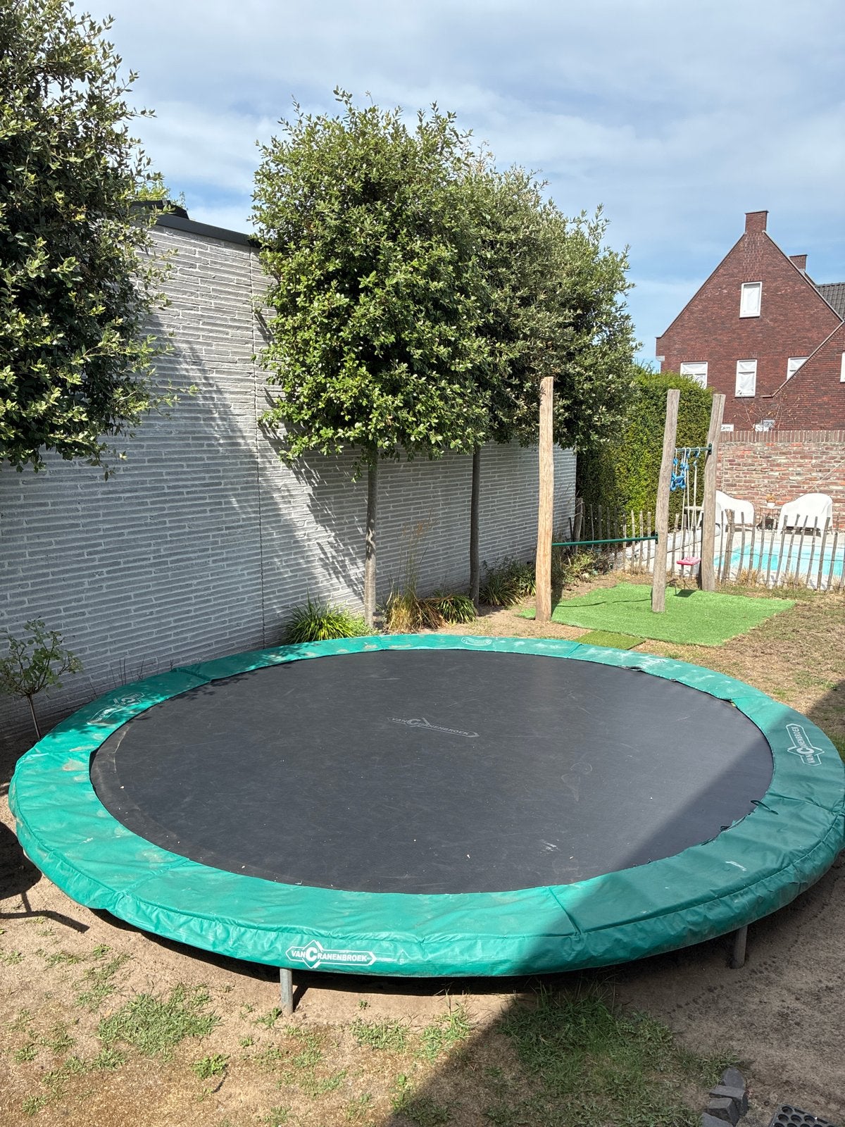 Van Cranenbroek Trampoline 420 cm, Ophalen, Gebruikt