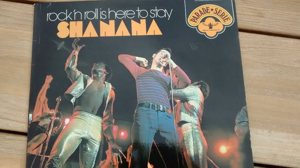 LP - Sha Na Na - Rock 'n roll is here to stay, Cd's en Dvd's, Vinyl | Rock, Ophalen of Verzenden, Zo goed als nieuw, 12 inch, Rock-'n-roll