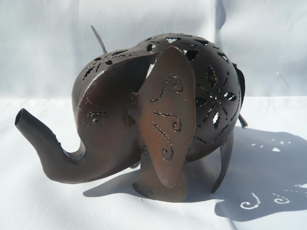Metalen olifant, Ophalen of Verzenden, Nieuw, Dier