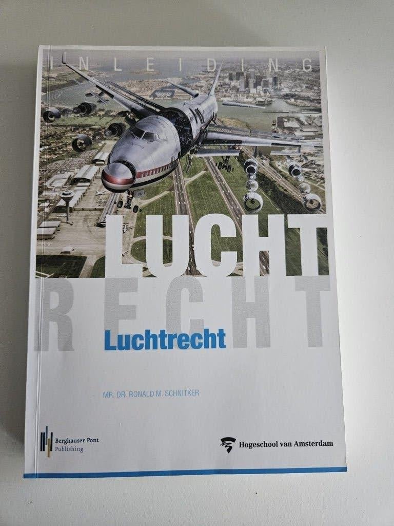Inleiding Luchtrecht, Boeken, Studieboeken en Cursussen, Ophalen of Verzenden, Alpha, Zo goed als nieuw, HBO