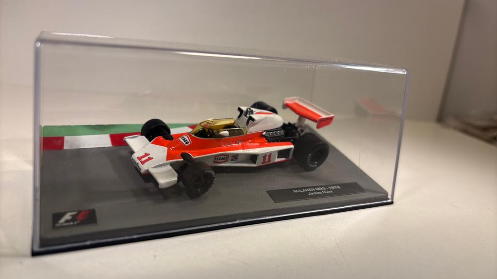 F1 McLaren m23 james hunt 1976 atlas 1.43, Overige merken, Auto, Ophalen of Verzenden, A