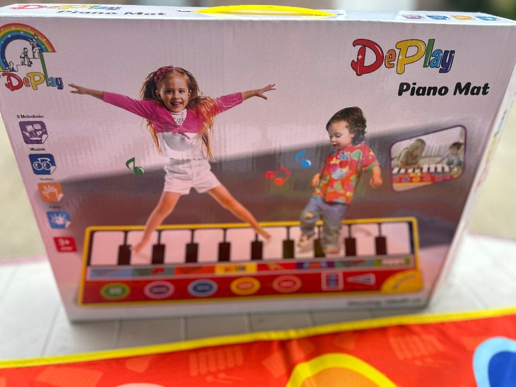 DePlay Piano Mat – muzikaal speelkleed met originele doos, Ophalen of Verzenden, Zo goed als nieuw, Speelkleed