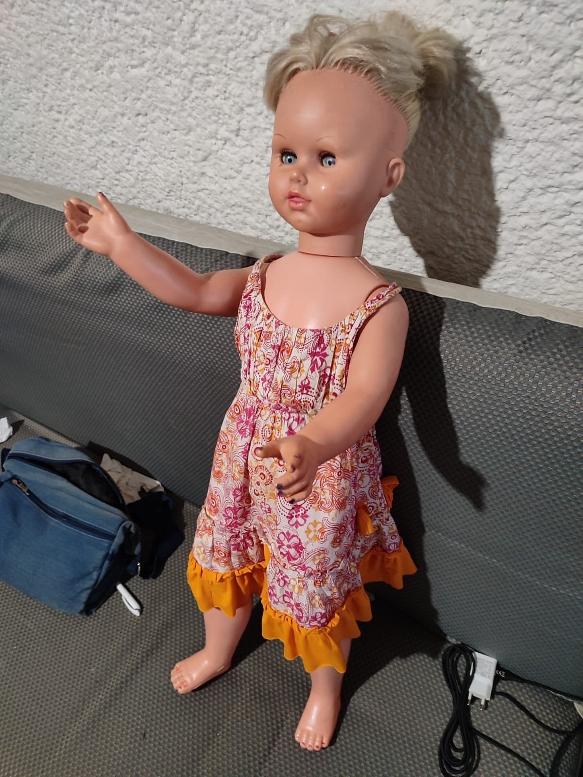 EFFE pop hele grote  MEER 90 CM hoog, Ophalen, Zo goed als nieuw, Overige typen