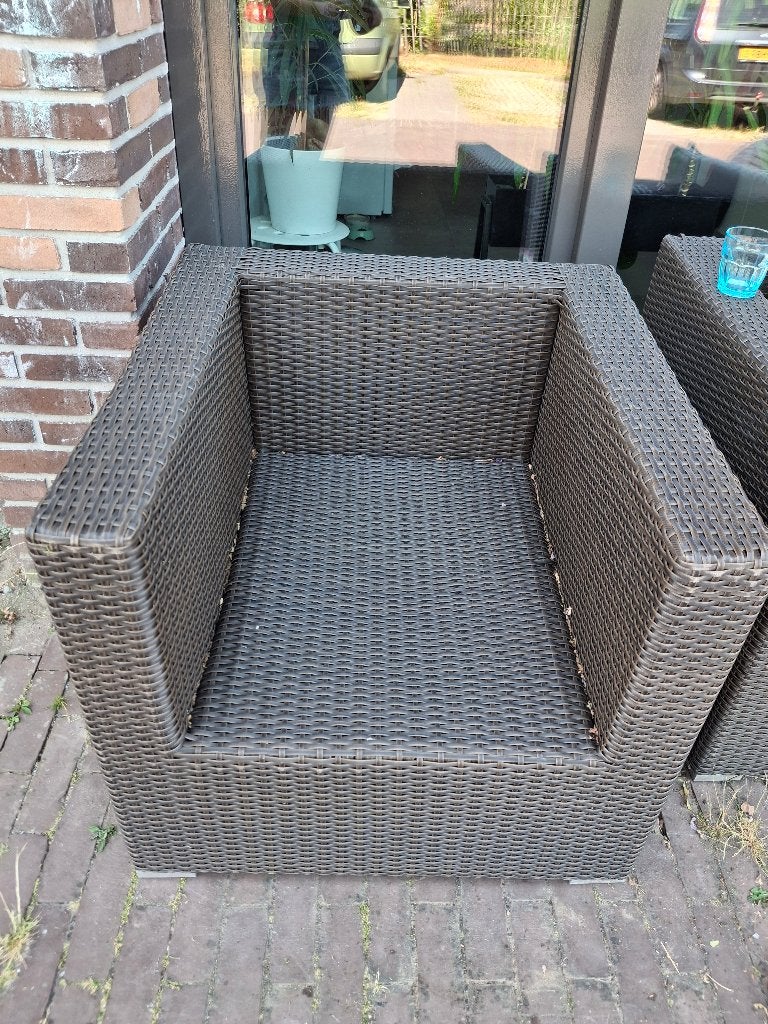 Wicker tuinstoel Royal Seasons, Ophalen, Gebruikt, Wicker
