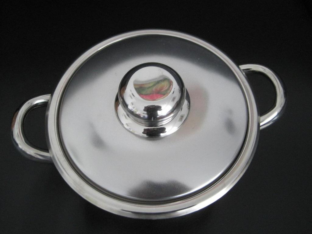 Nieuw: kl. pan met deksel/doorsnee= 17 cm, Huis en Inrichting, Keuken | Potten en Pannen, Ophalen, Nieuw, Rvs, Overige typen