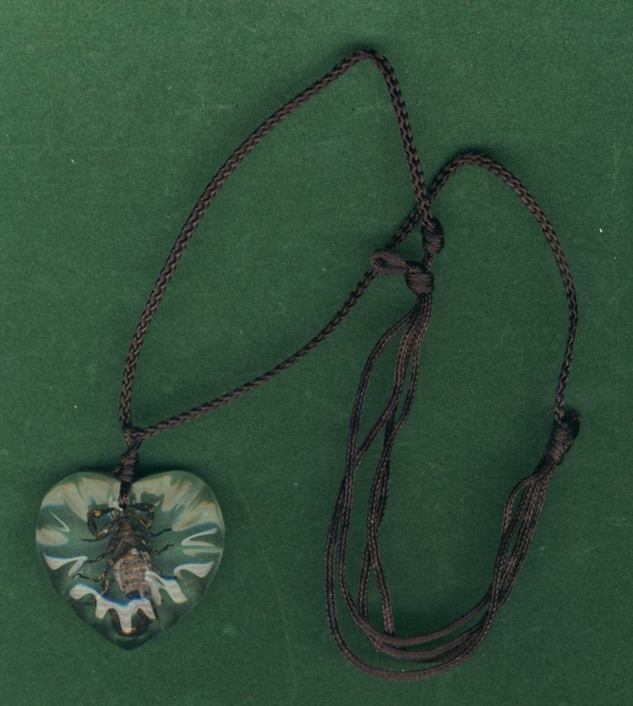 Halsketting Schorpioen Hart Goth Gothic., Ophalen of Verzenden, Nieuw, Overige materialen, Verstelbaar