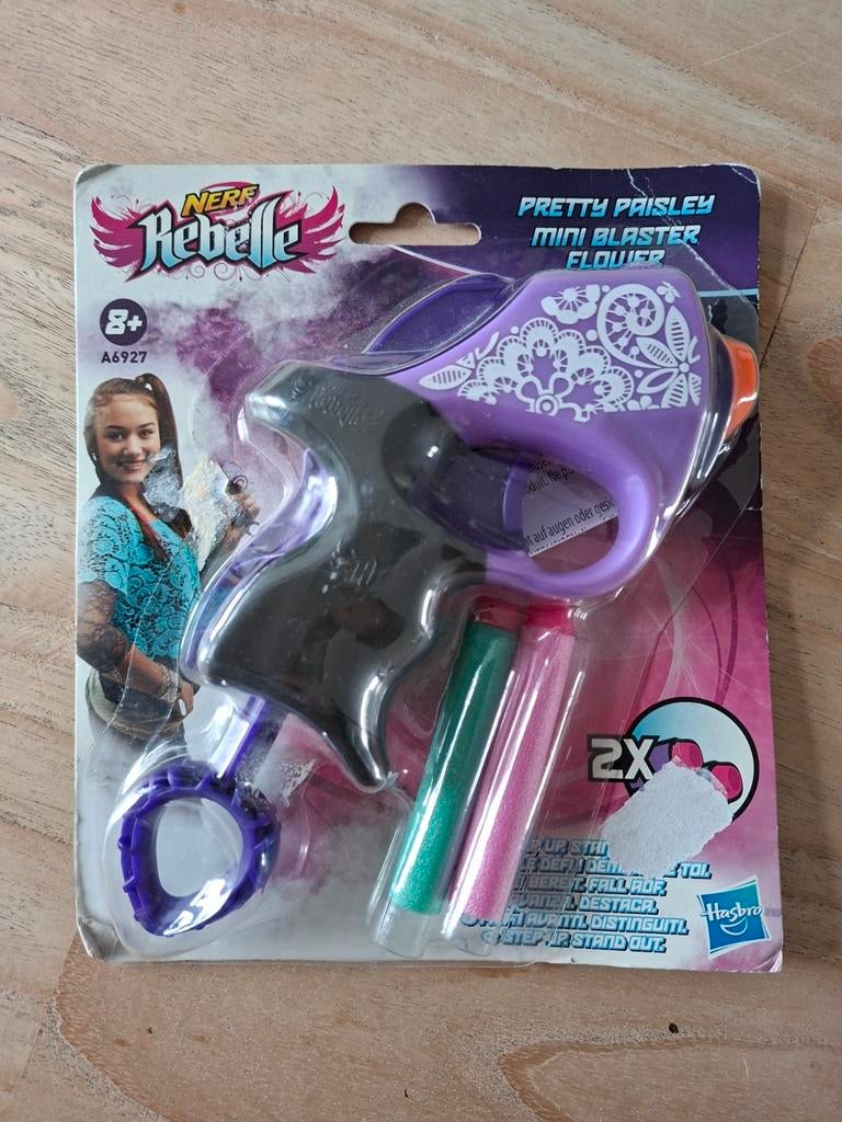 Nerf Rebelle Pretty Paisley Mini Blaster Flower, Ophalen of Verzenden