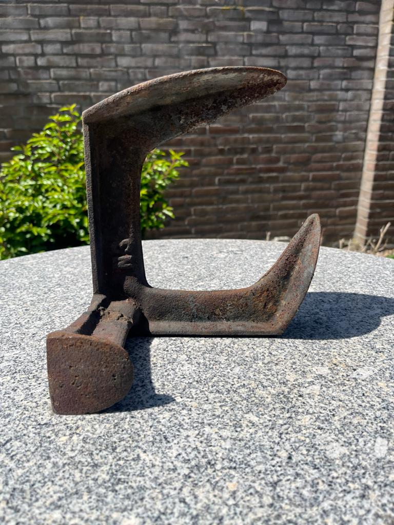 Antieke Schoenleest Aambeeld van Gietijzer - Decoratief, Ophalen of Verzenden