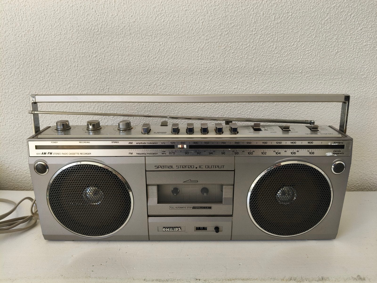 Philips D8310 Boombox - Vintage Radio Cassette Recorder, Ophalen of Verzenden