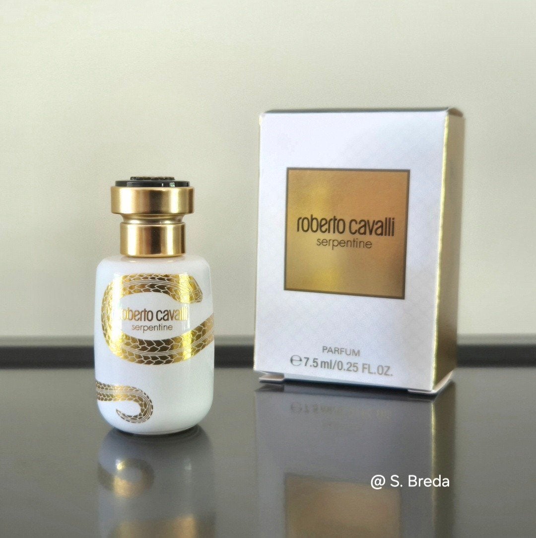 Roberto Cavalli - Serpentine - Parfum miniatuur in doosje, Ophalen of Verzenden, Zo goed als nieuw