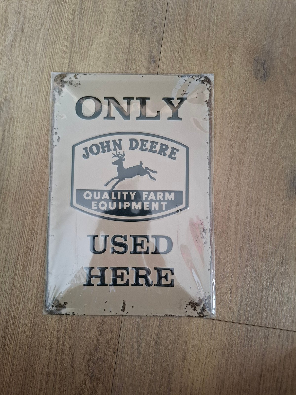 John deere ijzer bord, Ophalen of Verzenden