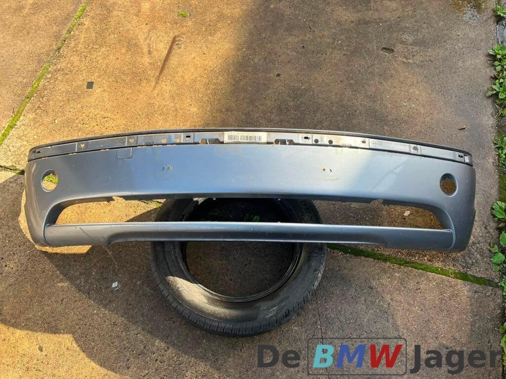 Voorbumper Spacegrau WA52 BMW 3-serie E46 51110030351, Gebruikt, Voor, Ophalen of Verzenden