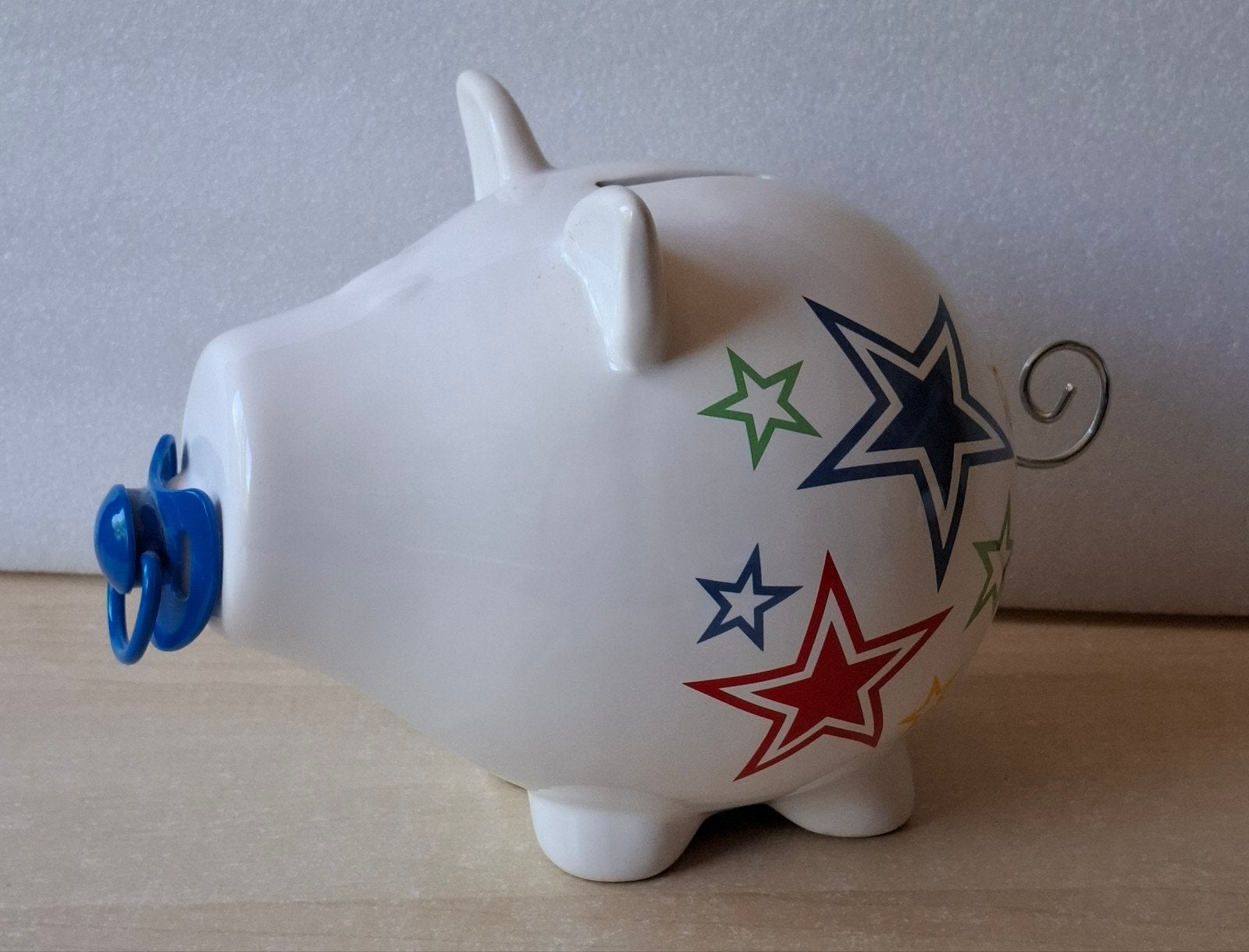 Spaarpot / varken Oink van S&P, Ophalen of Verzenden, Zo goed als nieuw, Steen, Aardewerk of Keramiek, Dier