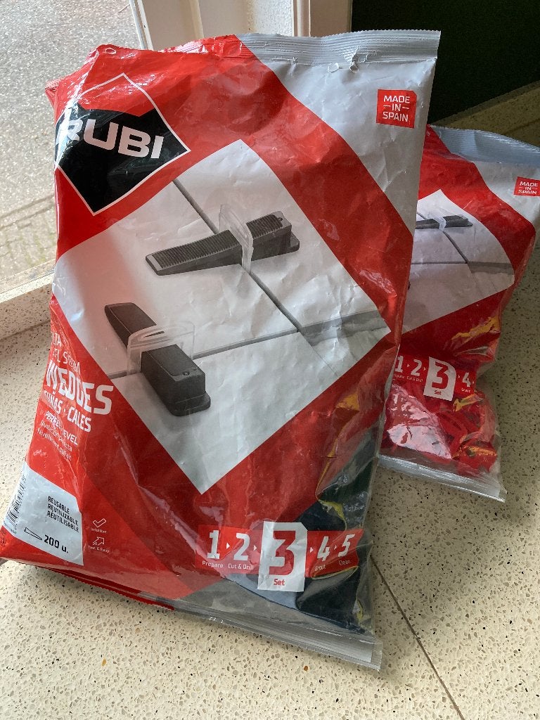 Rubi Level systeem clips 3 mm & wedges/ keggen, Overige typen, Nieuw, 10 m² of meer, Overige materialen