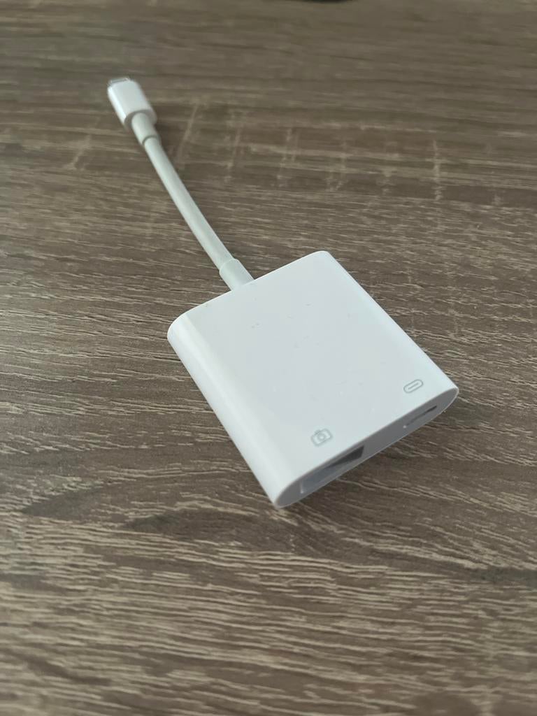 Apple Lightning naar USB, Ophalen of Verzenden, Zo goed als nieuw, SD, Fotocamera