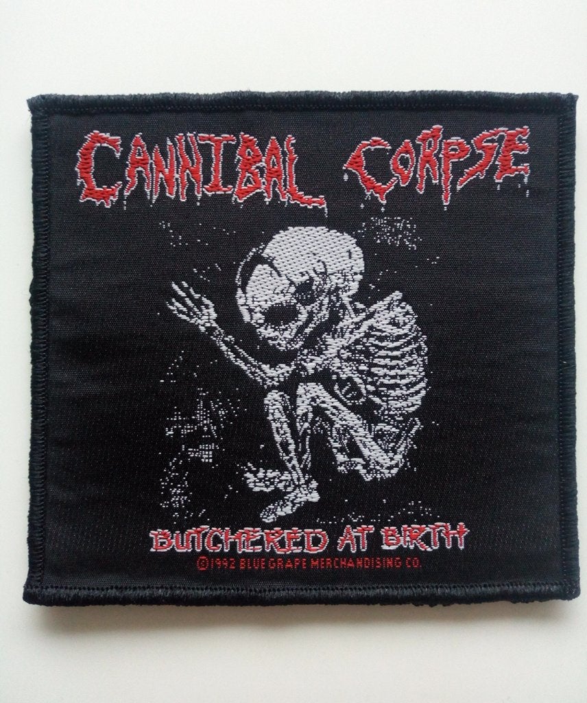 Cannibal Corpse vrij zeldzame vintage 1992 patch c18 metal, Verzenden, Nieuw, Kleding