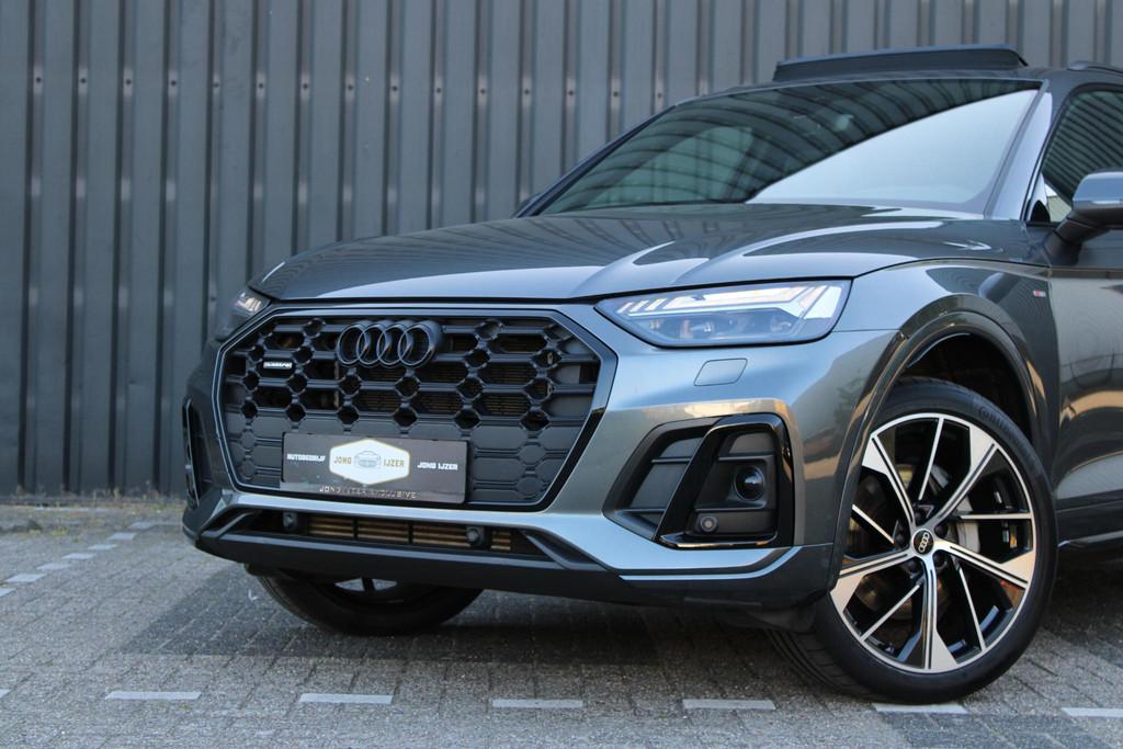 Audi Q5 50 TFSI e 3x S LINE PANO HUD B&O TREKHAAK, Auto's, Automaat, 14 kWh, Gebruikt, 4 cilinders