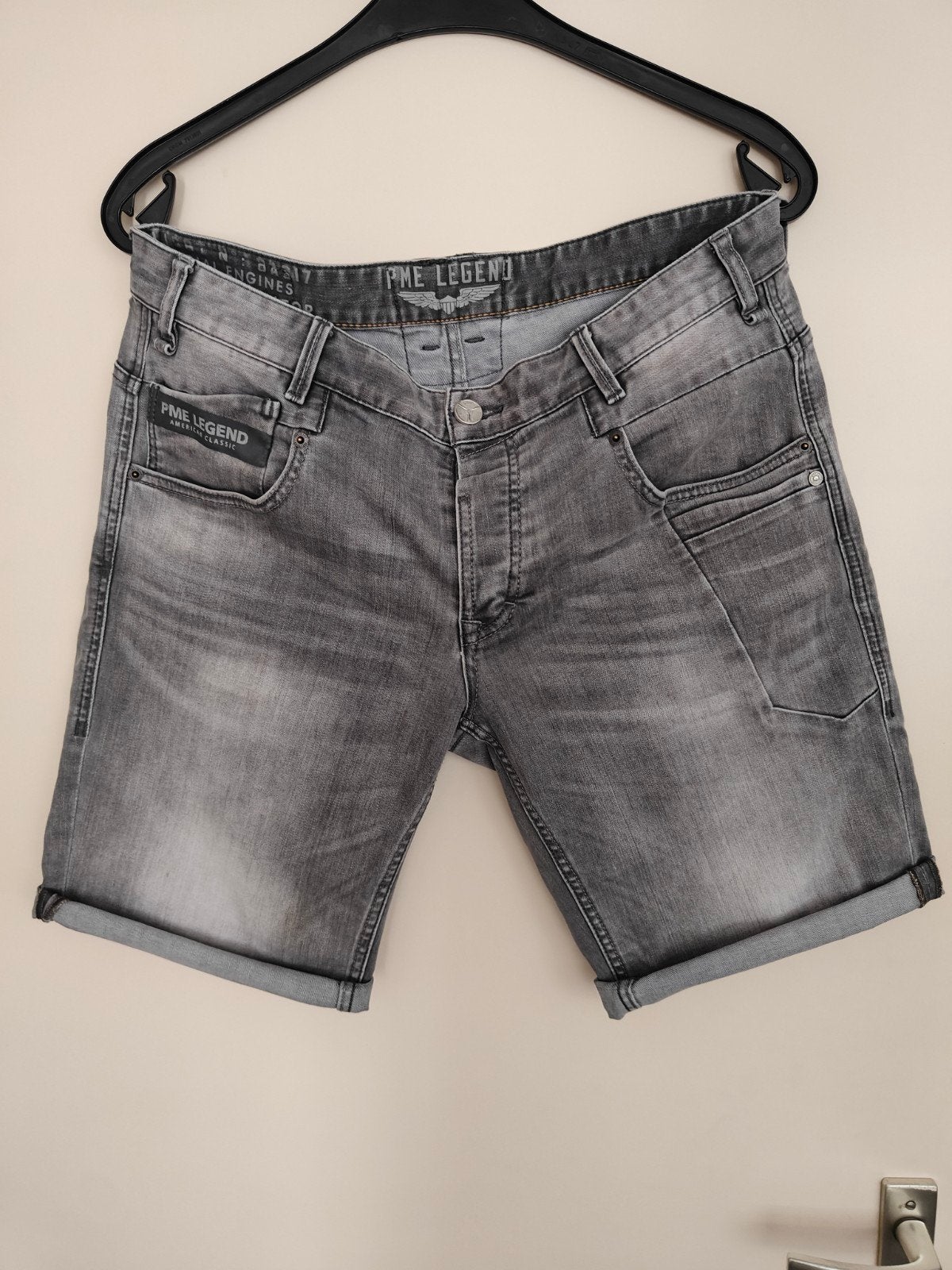 Zeer nette PME legend korte broek mt 34, Ophalen of Verzenden, Zo goed als nieuw, W33 - W34 (confectie 48/50), Grijs