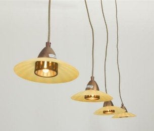 Stijlvolle hanglamp met meerdere lampen, Ophalen of Verzenden, Glas
