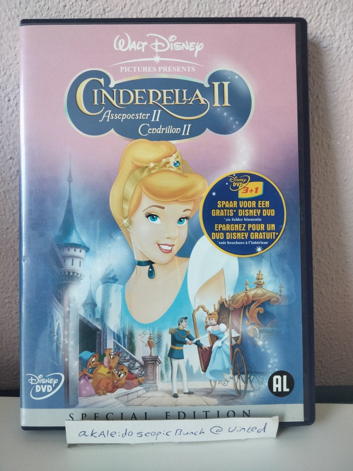Disney dvd, Animatie, Nederlands, Ophalen of Verzenden, Zo goed als nieuw