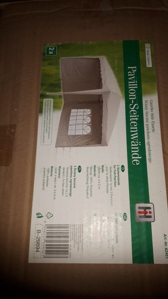 Te koop 2 nieuwe zijwanden voor een party tent 3x2 meter, Partytent, Minder dan 4 meter, Nieuw, Minder dan 5 meter