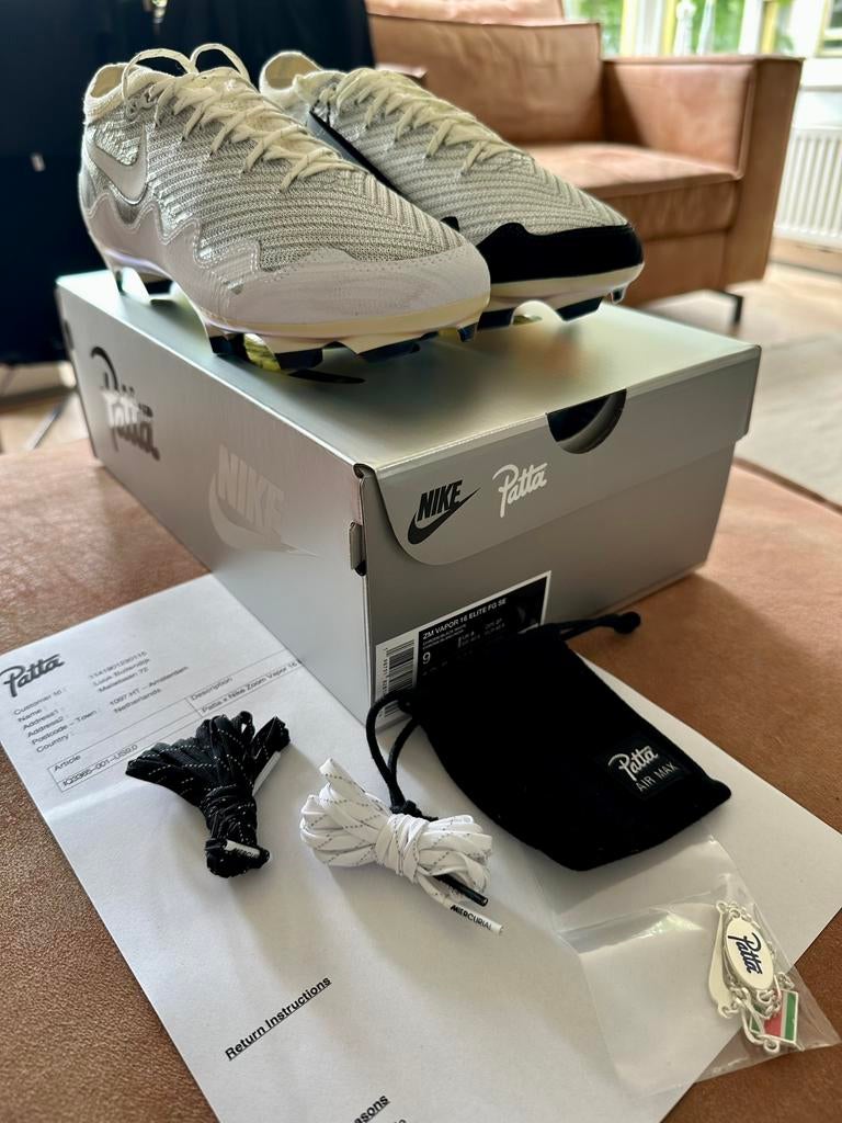 Patta x Nike Zoom Mercurial Vapor 16 Elite US9/EU42.5, Ophalen of Verzenden, Nieuw, Schoenen