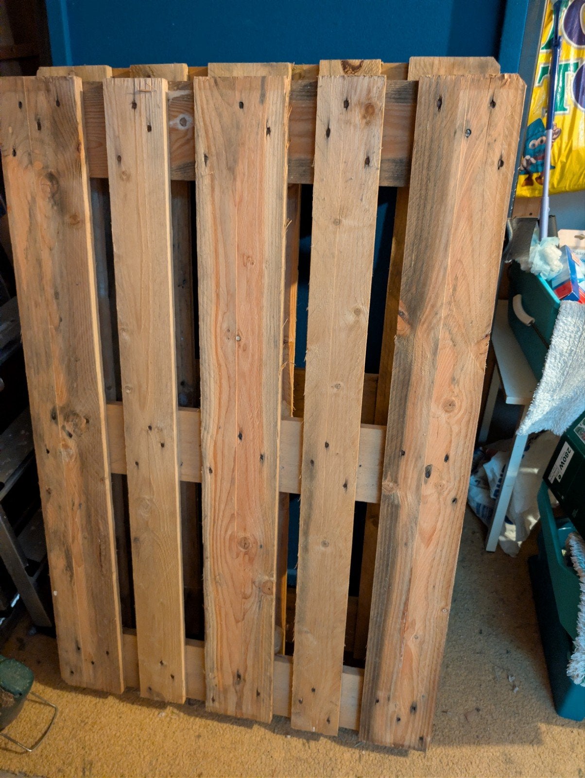 3 Pallets af te halen in Amsterdam Noord, Ophalen, Overige houtsoorten, Minder dan 200 cm, Pallet