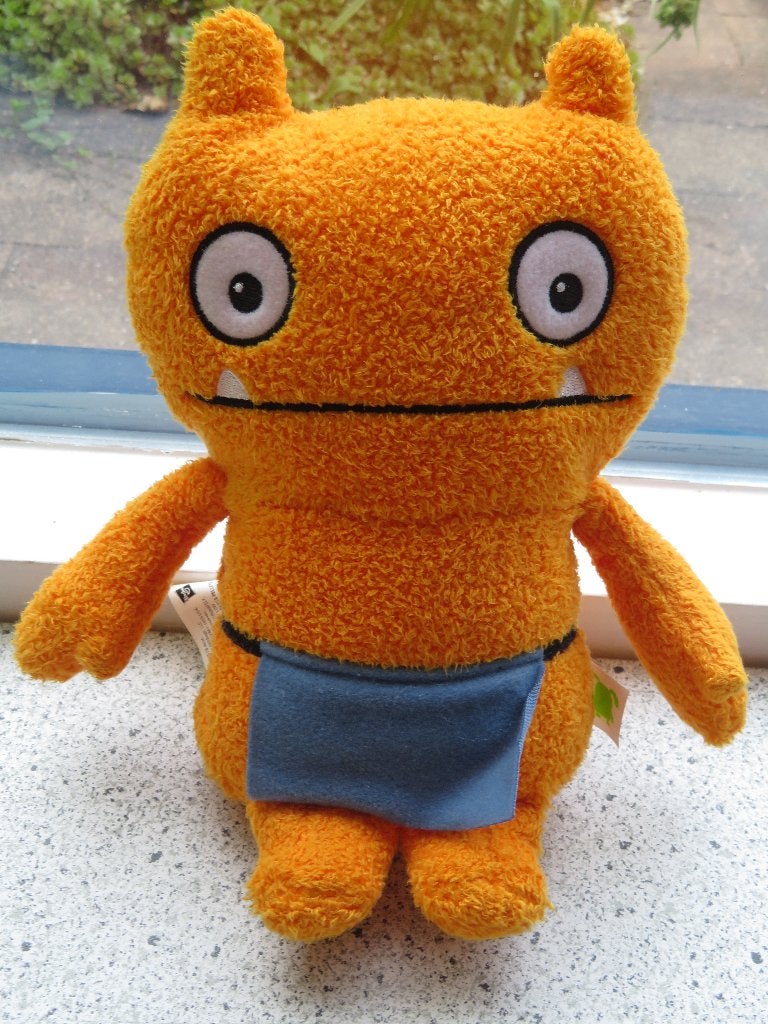 Ugly Dolls Wage Monster Hasbro uit 2019 meet ca 24 cm, Oranje, Ophalen of Verzenden, Zo goed als nieuw, Overige typen
