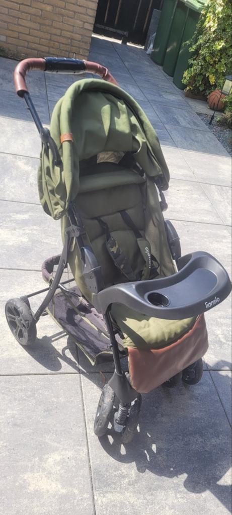 Opvouwbare kinderwagen met slaapfunctie, Lionelo, rijdt fant, Kinderen en Baby's, Buggy's, Ophalen of Verzenden, Zo goed als nieuw