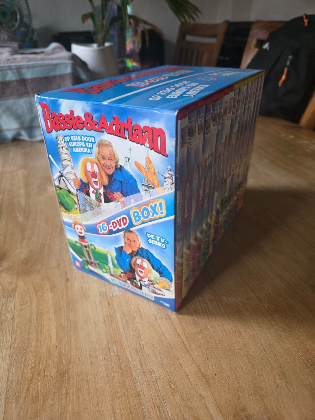 Bassie & Adriaan 16-DVD Box Europa- Amerika en de tv series, Alle leeftijden, Ophalen of Verzenden, Actie en Avontuur, Nieuw in verpakking