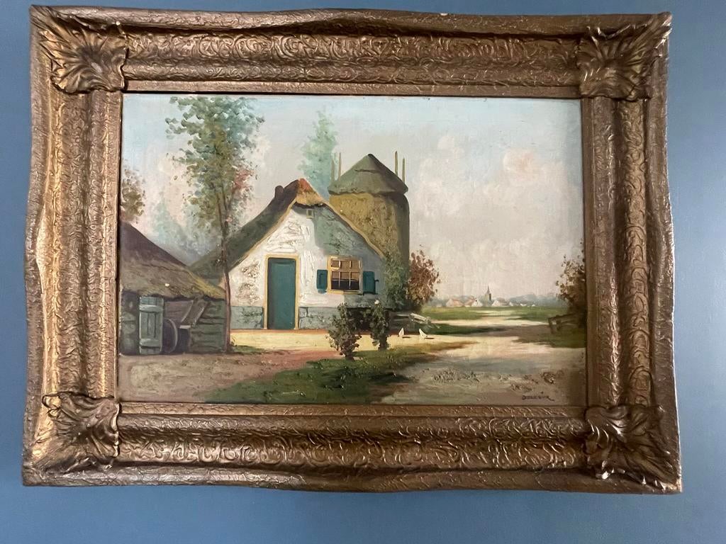 Schilderij van Pierre Delcour (1884-1976), Antiek en Kunst, Kunst | Schilderijen | Klassiek, Ophalen