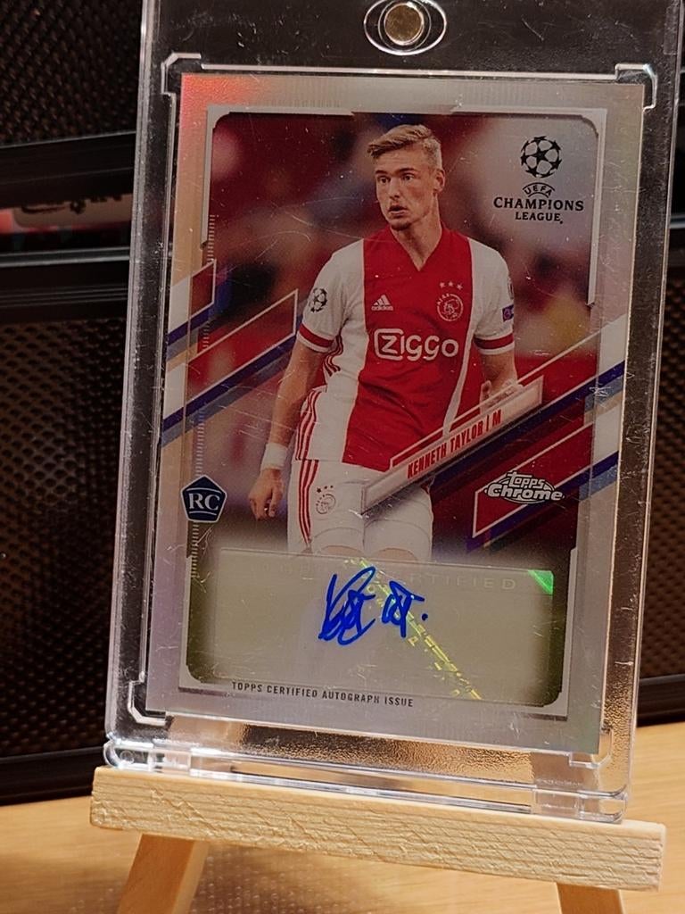 Topps Chrome Kenneth Taylor Ajax RC Auto, Verzenden, Zo goed als nieuw